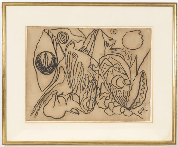 Wilhelm Morgner - Astrale Landschaft IV - Frame image