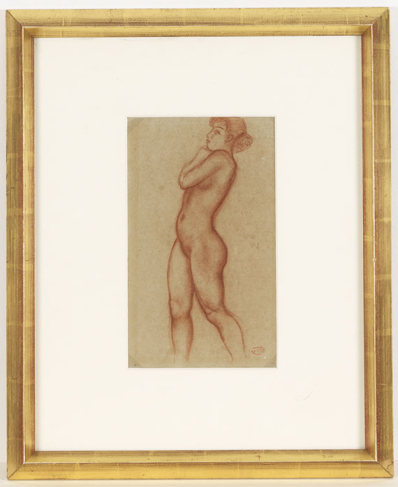 Aristide Maillol - Nu debout de profil. - Frame image