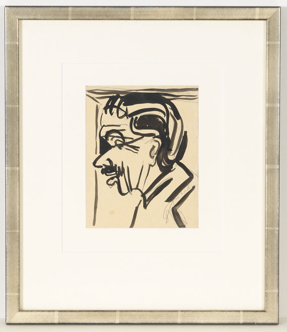 Ernst Ludwig Kirchner - Männerporträt - Frame image