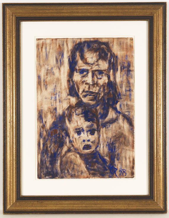 Christian Rohlfs - Mutter mit Kind - Frame image