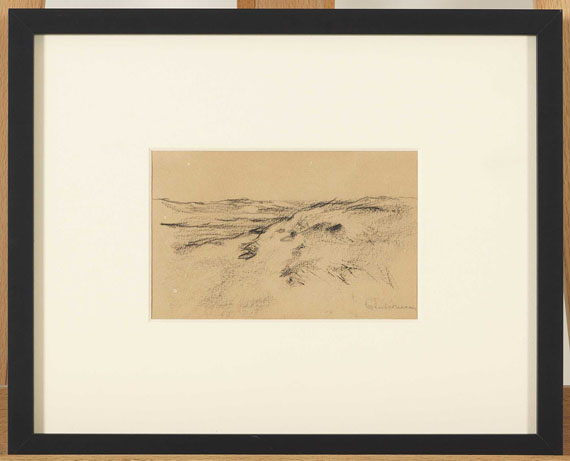 Max Liebermann - Dünenlandschaft (Studie zu "Karre in den Dünen") - Frame image
