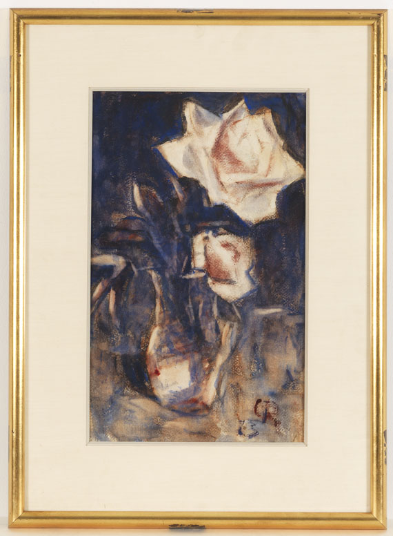 Christian Rohlfs - Rosen in einer Vase - Frame image
