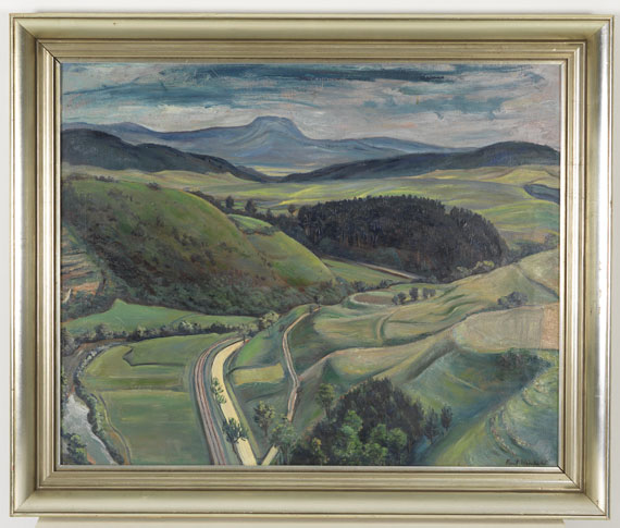 Kurt Weinhold - Alblandschaft bei Haigerloch - Frame image