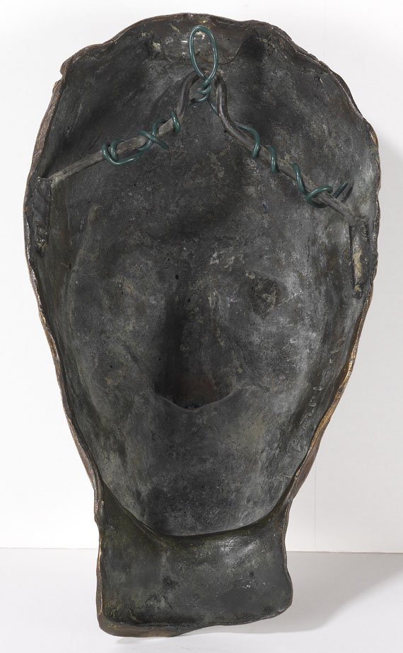 Ernst Barlach - Maske Friedrich Schult - Back side