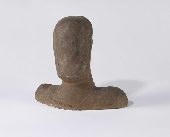 Gerhard Marcks - Büste Justine - Back side