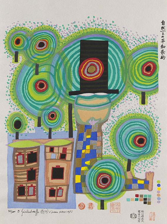 Friedensreich Hundertwasser - Friedensvertrag mit der Natur