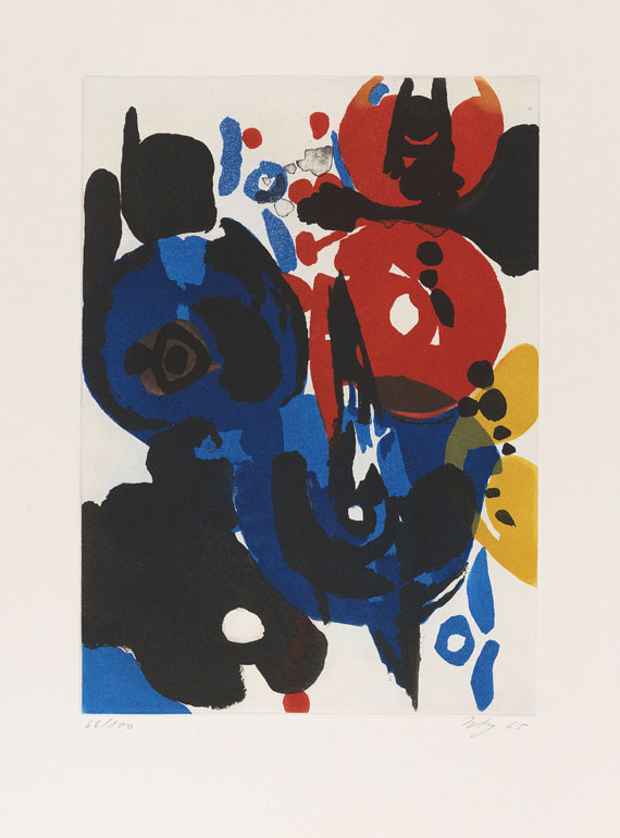 Ernst Wilhelm Nay - Sechs Aquatinten. Über den Menschen - 
