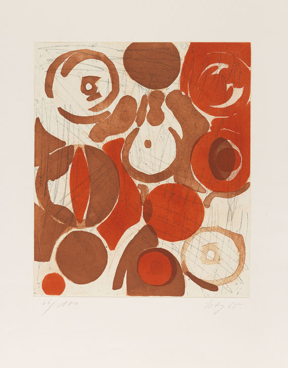 Ernst Wilhelm Nay - Sechs Aquatinten. Über den Menschen - 