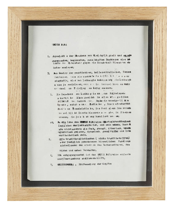 Thomas Zipp - White Dada Luther Triptychon - 