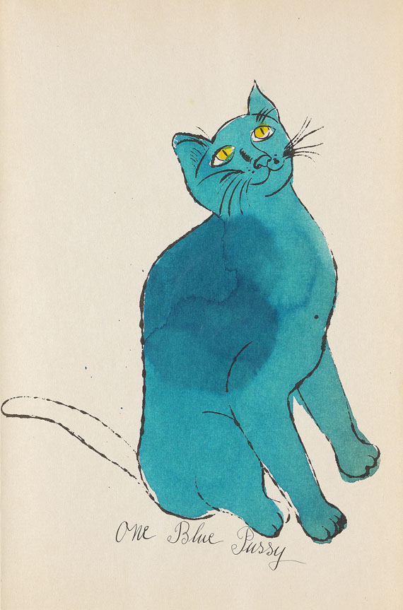 Andy Warhol - 25 Cats name[d] Sam and one Blue Pussy