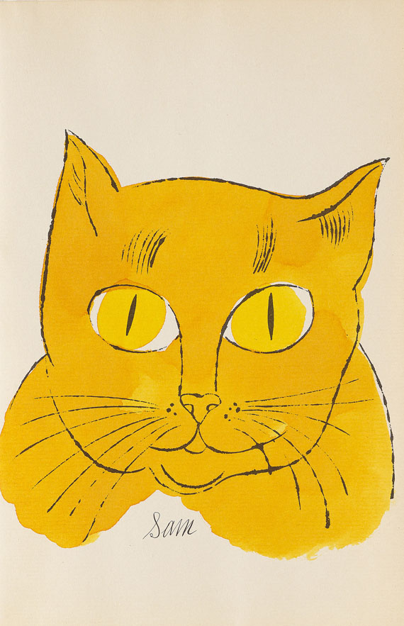 Andy Warhol - 25 Cats name[d] Sam and one Blue Pussy - 