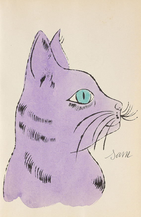 Andy Warhol - 25 Cats name[d] Sam and one Blue Pussy - 