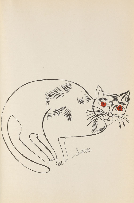 Andy Warhol - 25 Cats name[d] Sam and one Blue Pussy