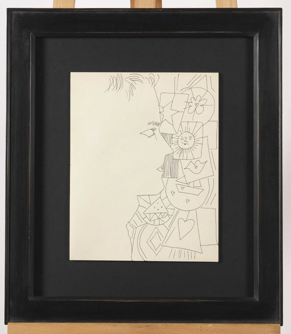 Andy Warhol - Male Figure - Frame image