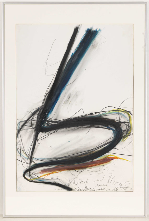 Arnulf Rainer - Kinn und Nase - im Whiskyrausch - Frame image