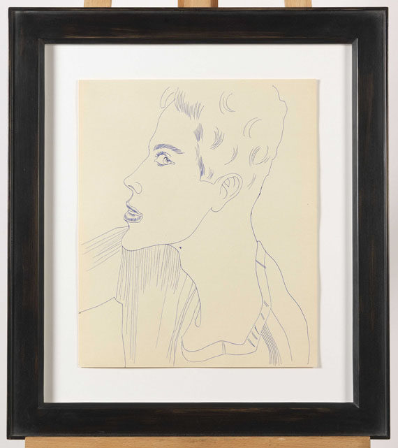 Andy Warhol - Young man with hearts (VIII) - Frame image