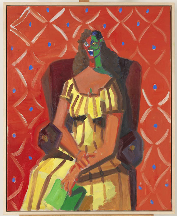 George Condo - Multicoloured woman - Frame image