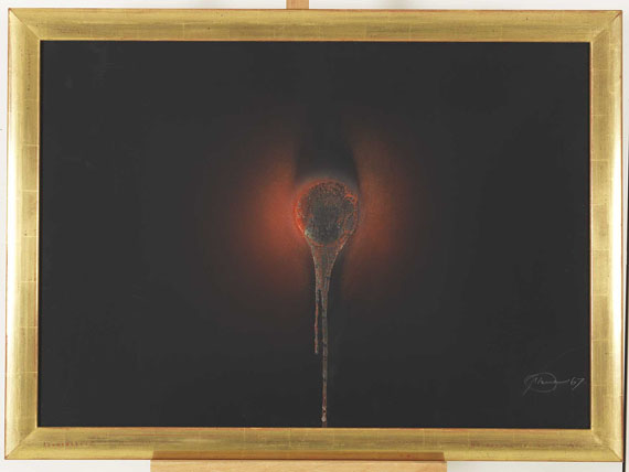 Otto Piene - Ohne Titel (Feuerblume) - Frame image