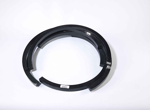 Bernar Venet - 224.5° Arc x 5. 2002 - Back side