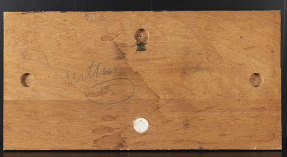 Adolf Luther - Ohne Titel - Back side