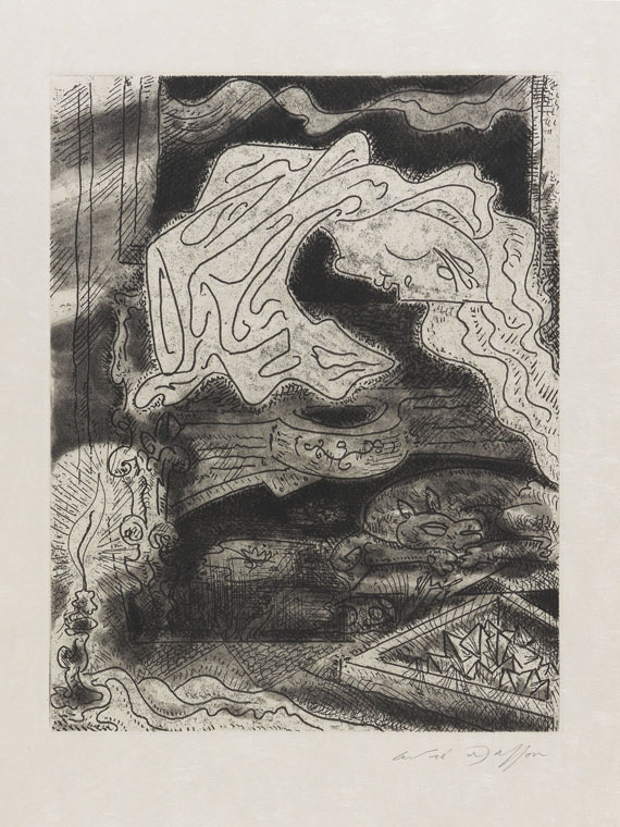 André Masson - Jouffroy, Alain: Le septième chant. 1974. - 