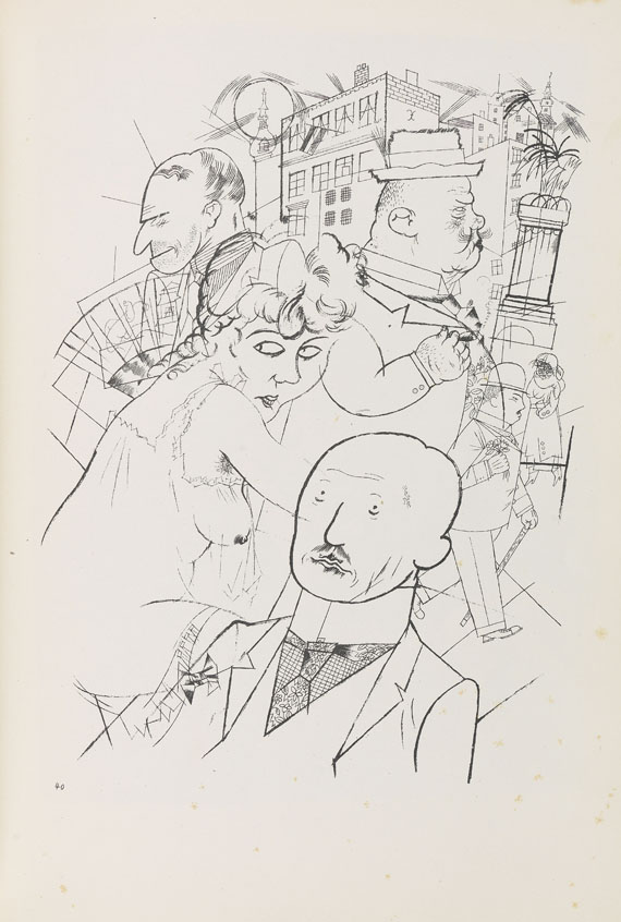 George Grosz - Ecce Homo. 1923.  Ausg. C - 