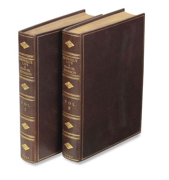 James Boswell - The Life of Samuel Johnson. 2 Bde. 1791. - 