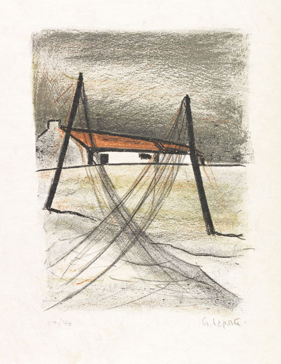 Georges Laporte - Verhaeren, É., La Guirlande des dunes. 1966 - 