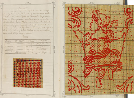  Musterbücher - Muster-Zerlegung. Bindungs-Lehre. 1911-12. - 