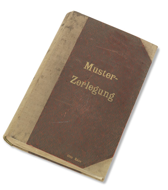  Musterbücher - Muster-Zerlegung. Bindungs-Lehre. 1911-12. - 