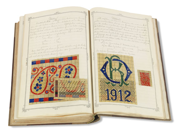  Musterbücher - Muster-Zerlegung. Bindungs-Lehre. 1911-12. - 