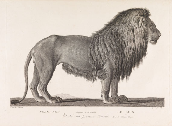 B. G. E. de Lacépède - La ménagerie du Museum National d`Histoire Naturelle. 1800-1801. - 