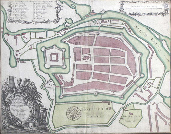 Niedersachsen - 1 Bl. Tabula ichnographica Cellae.