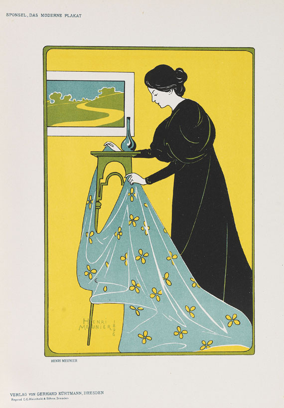 Jean Louis Sponsel - Das moderne Plakat. 1897 - 