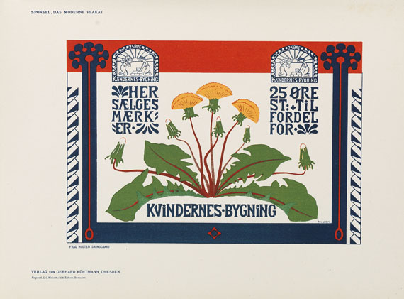 Jean Louis Sponsel - Das moderne Plakat. 1897 - 