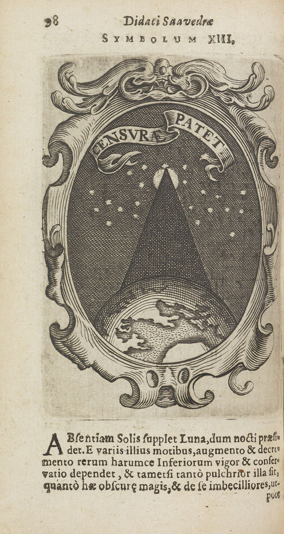 Emblemata - Saavedra Fajardo, Idea principis christiano-politici.1659