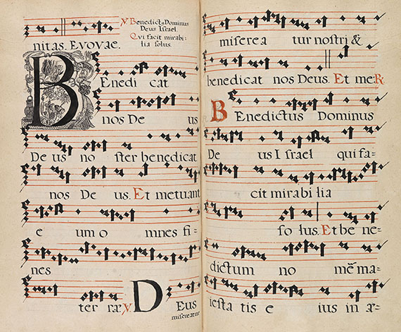 Manuskripte - Antiphonar, Handschrift. 1581