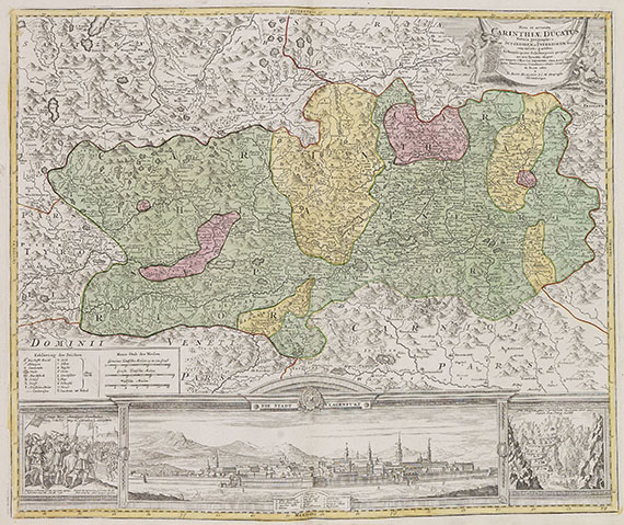  Homann Erben - Atlas von Deutschland (Sammelatlas). 90 Karten. 1753 ff.