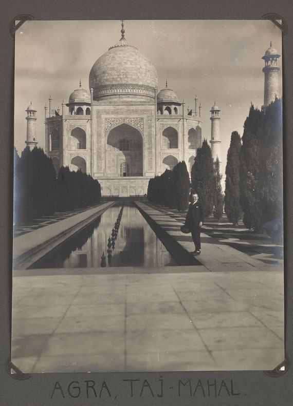  Reisefotografie - 4 Fotoalben Indien. 1926-1927. - 