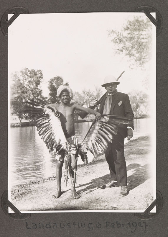 Reisefotografie - 4 Fotoalben Indien. 1926-1927. - 