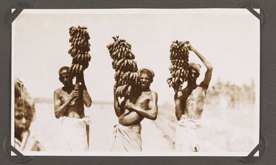  Reisefotografie - 4 Fotoalben Indien. 1926-1927. - 