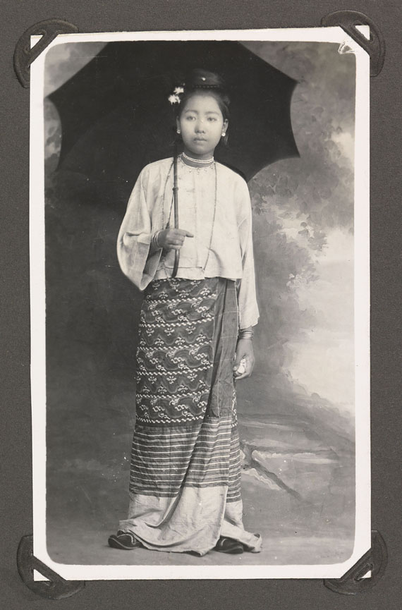  Reisefotografie - 4 Fotoalben Indien. 1926-1927. - 
