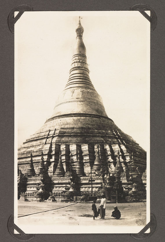  Reisefotografie - 4 Fotoalben Indien. 1926-1927. - 