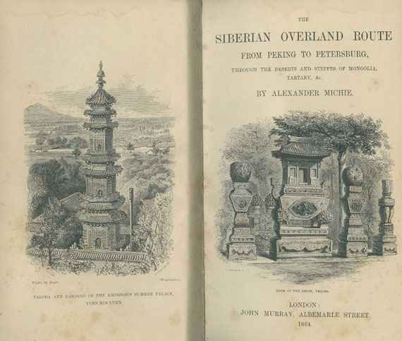 Alexander Michie - The Siberian overland route. 1864.