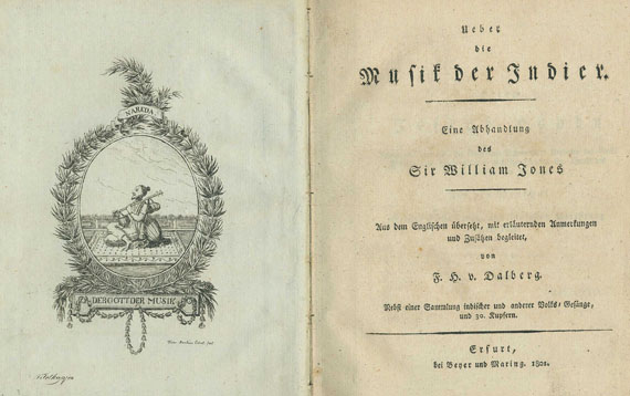 William Jones - Musik der Inder. 1802