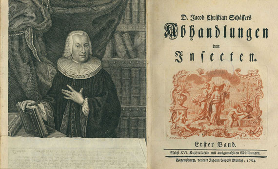 Jacob Christian Schäffers - Abbhandlungen von Insecten. 1764