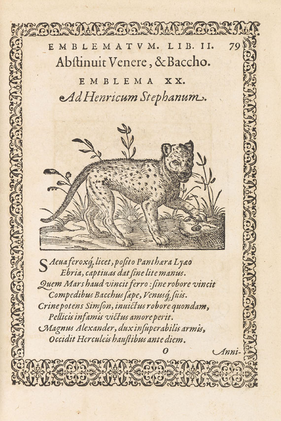 Nikolaus Reusner - Emblemata. 1581