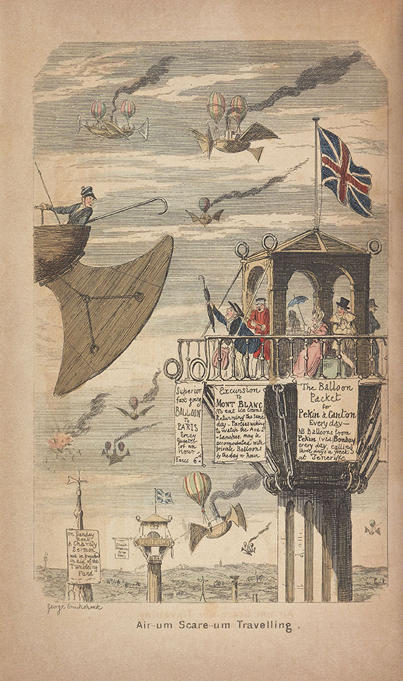 George Cruikshank - The Comick Almanack. 1835ff. 6 Bde.