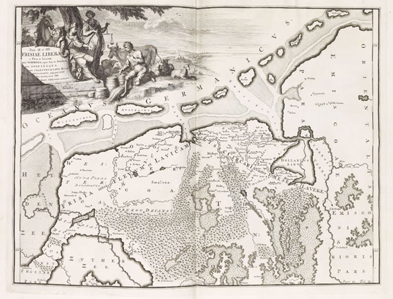 Menso Alting - Descriptio agri Batavi & Frisii. 1697