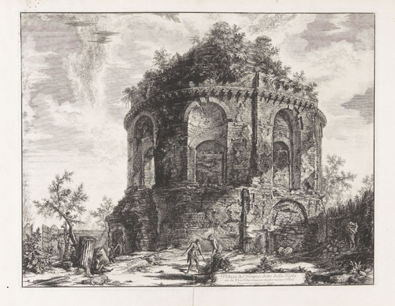 Giovanni Battista Piranesi - Veduta del Tempio detto della Tosse